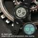 thumbnail image 4 of Reloj Digital Para Hombre, Reloj Digital Para Hombre Con Zona Horaria Dual, Cronómetro, Temporizador, Calendario Y Despertador Para Actividades Al Aire Libre, 4 of 7