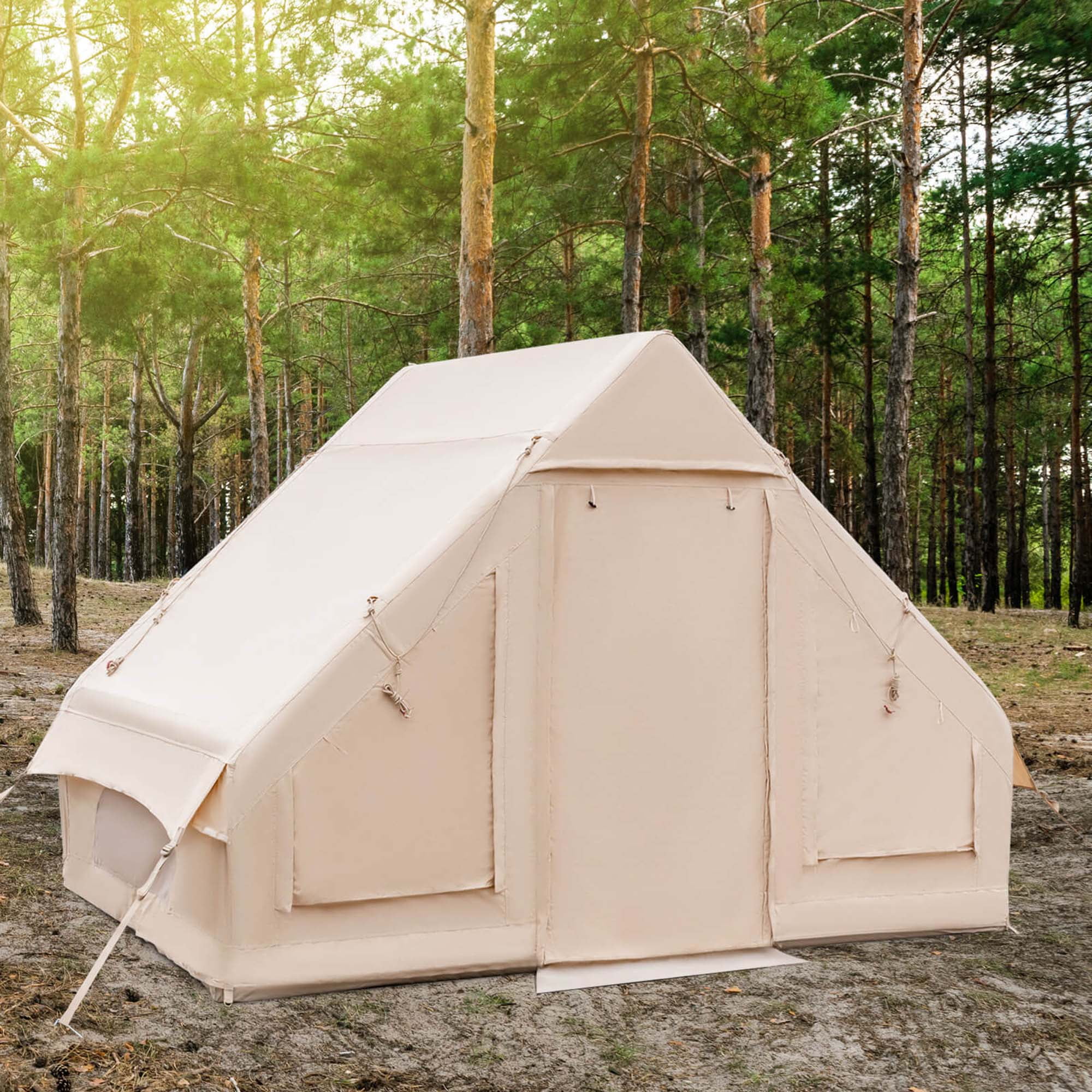 Costway 2 Person Inflatable Camping Tent with Carrying Bag