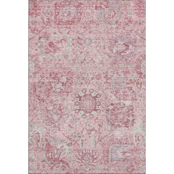 Dalyn Rugs Premium Machine Washable Mayfield AMF1102 Pink 3' x 5' Rug