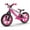 Pink, variant on Chillafish Bmxie 2 Lightweight Balance Bike, for Kids 2 to 5 Years, 12" Airless Tires, Pink