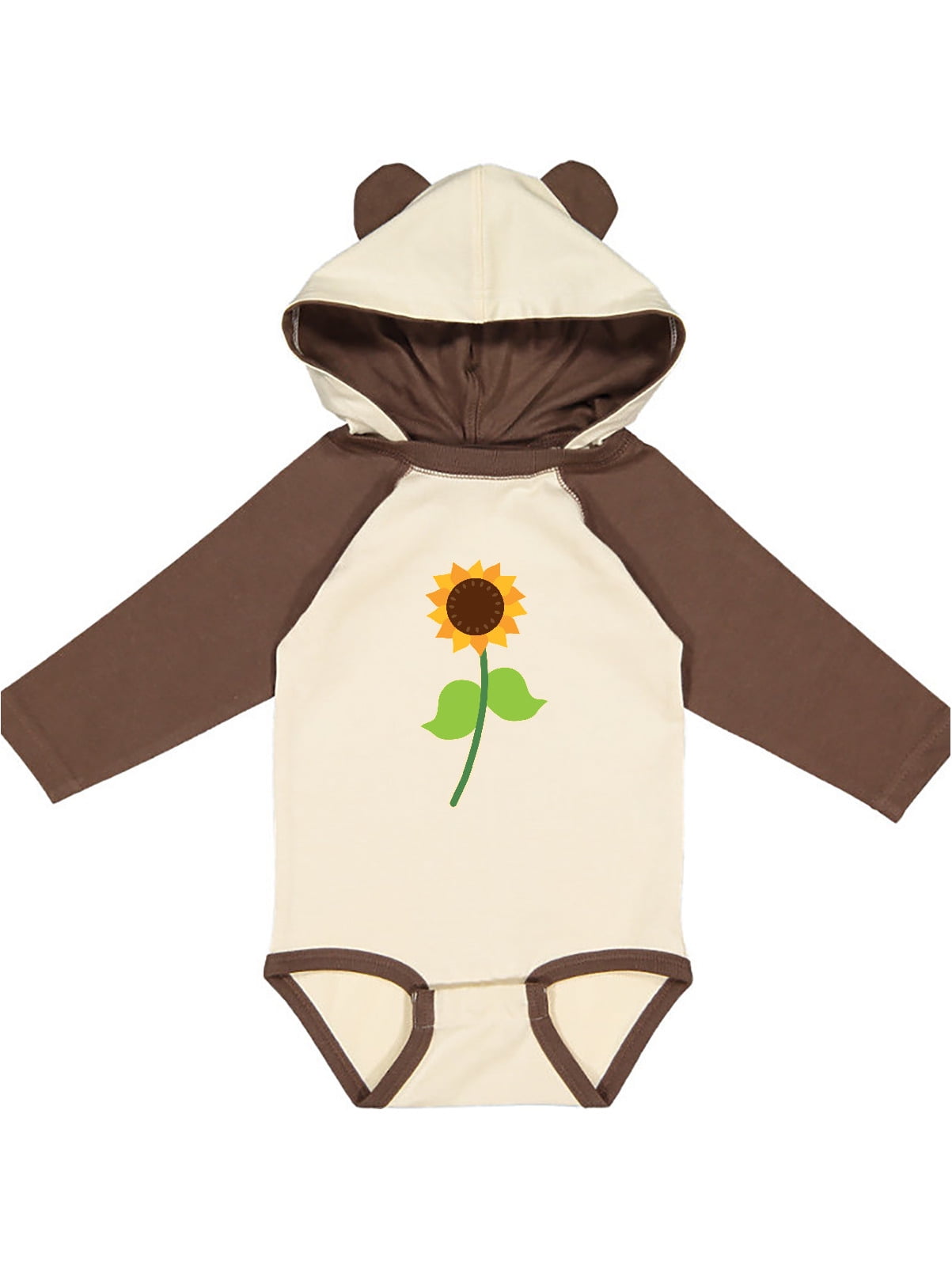 inktastic My Opa Loves Me with Sunflower Wreath Long Sleeve Creeper
