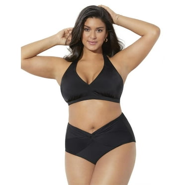 štetan Smjestite Egipat  Swimsuits For All Women's Plus Size Dame Underwire Bikini Top 12 Black -  Walmart.com