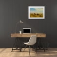 thumbnail image 3 of Bierstadt, Albert 24x19 White Modern Wood Framed Museum Art Print Titled - The Wild West, 3 of 4