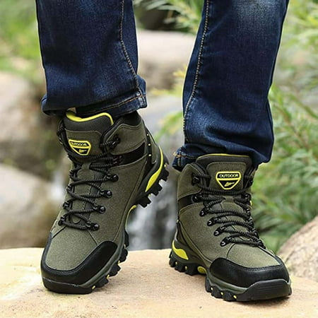 

Christmas Couple Mesh Breathable Hiking Shoes Outdoor Non-Slip Hiking Climbing Shoes