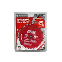 Diablo Steel Demon 6-1/2 in. x 48 Tooth Cermett II Carbide Metals and Stainless Steel Cutting Saw Blade