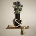 thumbnail image 3 of Ornativity Farmhouse Beads Wooden Garland- Wood Prayer Bead Garland with Tassels Boho Rustic Accented Home décor Country style hanging beads 60 inches (Natural Wood), 3 of 9