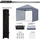 thumbnail image 3 of Carpa con dosel ABCCANOPY para exteriores, fácil de montar, 10 x 10 pies, con 2 toldos, 3 of 5