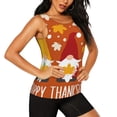 thumbnail image 2 of Gaeub Happy Thanksgiving Three Gnomes Women's Workout Tank Tops Lightweight Sleeveless Shirts for Women for Athletic Running Tennis Yoga - Small, 2 of 9