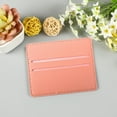 thumbnail image 3 of 2 Card Slots Credit Card Id Card Holder Pu Coin Card Holder Mini Thin Business Card Holder, 3 of 8
