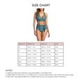thumbnail image 4 of Halter String Bikini Sets, Halter Bikini Swimsuit High Waist Breathable Leopard Printed  For Swimming Pool Pink,Blue,Red,Light Coffee,Dark Coffee, 4 of 6