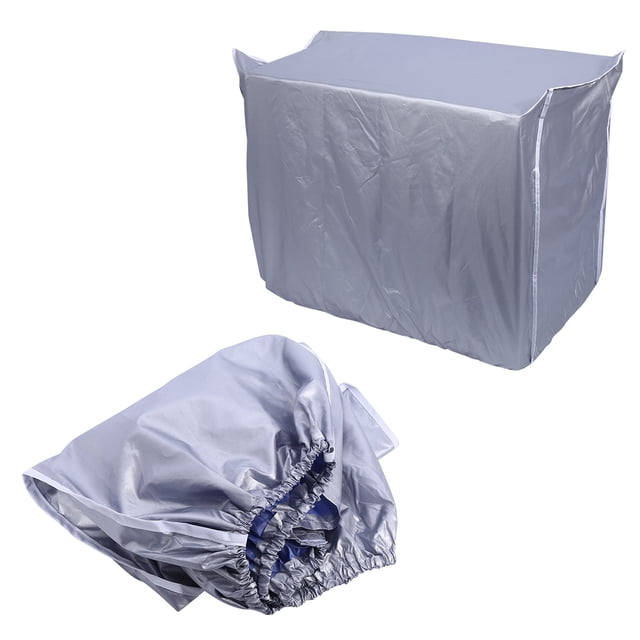 Funda para aire acondicionado BuyWeek antipolvo exterior cuadrada Plata 80*28*54cm