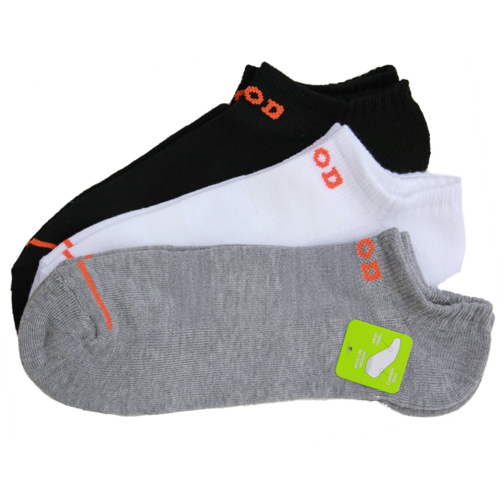 IZOD Izod Men's Golf Socks (712) 3 pair, White/Grey/Black Walmart