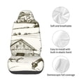 thumbnail image 4 of Wukai Farm Animals 2 Full Set Car Seat Covers with Soft Padding Universal Auto Front Seats Protector and Cushion Mat, 4 of 5