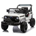 thumbnail image 6 of Ambifirner 24V Ride on Car for Kids: 2 Seats Electric UTV for Boys Girls, 3 Speeds Off Road Truck with LED lights Remote Control, Music USB Bluetooth, 6 of 8