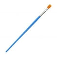 thumbnail image 4 of Pincel de pintura de 0,7 cm de ancho, varilla de plástico para niños, pincel de cabeza plana para óleo, pintura acrílica, pincel de cabeza plana azul, 4 of 5