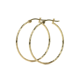 thumbnail image 1 of Arete Arracada Diamantada Imperial Jewelry de Oro 14K Estilo Domino 30mm, 1 of 12