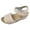 Beige, variant on Xfvqtps Wedges for Women Ankle Hook and Loop Open Toe Hollow out Arch Support Soft Sole Comfortable Non Slip Breathable Summer Casual Walking Sandals Beige