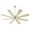 Satin Nickel, variant on Quorum Mod 8-Blade 60" Patio Fan - Matte Black - 30608-59