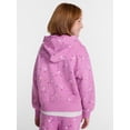 thumbnail image 3 of Wonder Nation Girls' Pullover Fleece Hoodie with Long Sleeves, Sizes 4-18 & Plus, 3 of 8