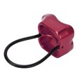 thumbnail image 3 of ATC Rappelling Descender, Belay And Rappel Device Compact Double Rope Hole  For Mountaineering Sky Blue,Orange,Wine Red, 3 of 8