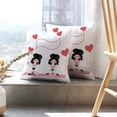thumbnail image 6 of LALILO Throw Pillow Covers Drink Shake And Workout Valentine Day Cushion Cover 18" x 18", 2 Pack, 6 of 6