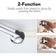 thumbnail image 4 of Hand Shower Retractable Faucet Pro Kitchen Mixer Head 2 Spray Types Toilet Hand Shower Replacement for Basin Faucet, 4 of 5