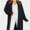 Black, variant on Women's Oversized Slouchy Knit Chunky Open Front Sweater Coat