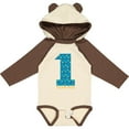 thumbnail image 3 of Inktastic First Birthday-1 Year Old Boys or Girls Long Sleeve Baby Bodysuit, 3 of 5