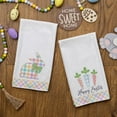 thumbnail image 3 of Easter Kitchen Towels Set of 2,Colorful Bunny Carrots Dish Towels 18x26 Inch Drying Dishcloth,Farmhouse Home Seasonal Spring Decorations, 3 of 6