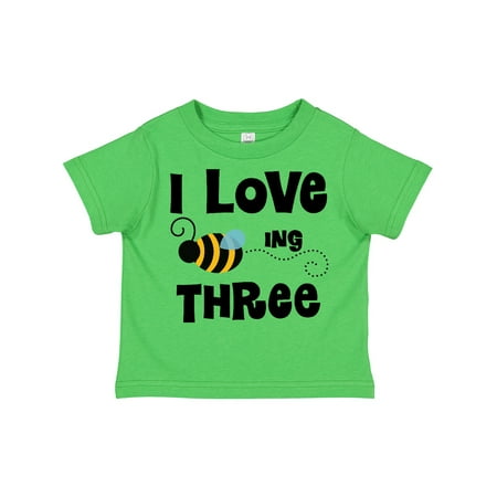 

Inktastic 3rd Birthday Bee Gift Toddler Boy or Toddler Girl T-Shirt
