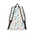 thumbnail image 7 of Easygd Undersea Animals Canvas Backpack: Stylish, Lightweight, and Versatile with Large Capacity and Adjustable Straps –, 7 of 7