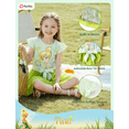 thumbnail image 5 of Disney Tinkerbell Girls Rompers Dresses Graphic Bow Green Easter Jumpsuits Tulle Skirt Dress Summer Outfits Gift Set Toddlers Kids 4-5T, 5 of 11