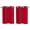 Red, variant on Pure Red Kitchen Curtains 84 Inch Length, Simple Solid Color Grommet Top Bedroom Living Room Curtains, Light Filtering Cafe Curtain Drapes 2 Panels Set 104''x84''