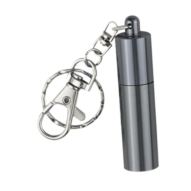 Herramienta práctica para dar forma a la punta del billar con llavero, herramienta portátil para dar forma a la punta del palo de billar, accesorios Gris