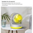 thumbnail image 2 of Methold Mini ventilador USB Carga 4 velocidades Escritorio Oficina Escuela Fans Enfriamiento de verano Electrónica Modelo enchufable, 2 of 6