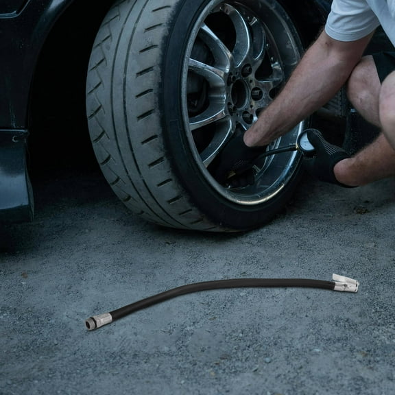 ETHZZLE 2Pcs Tire Inflator Hose Replacement Hose for Car Tires Inflation Outdoor Use