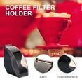 thumbnail image 5 of STRANDCHIC Rectangular Plastic Coffee Filter Holder Container Home Use Black, 5 of 6
