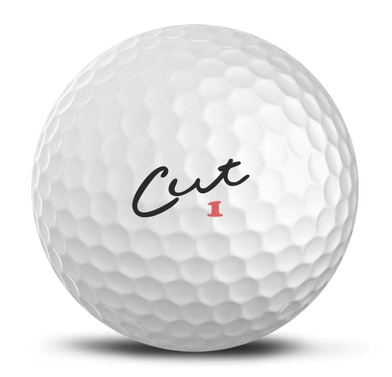 (2 pack) Cut Golf Blue Golf Balls, 4 Piece Urethane, 12 Pack, White