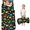 Dinosaur and Leaf Black Pattern, variant on Dinosaur and Leaf Navy Pattern Kids Nap Mat, All-in-One Nap Pad with Handle & Fastening Straps, Hypoallergenic Gifts for Birthday Holiday,50"x20"