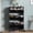 Black, variant on Shoe Cabinet Storage,Modern Freestanding Organizer with 2 Flip Drawers,Narrow Shoe Rack Cabinet for Entryway,Grey