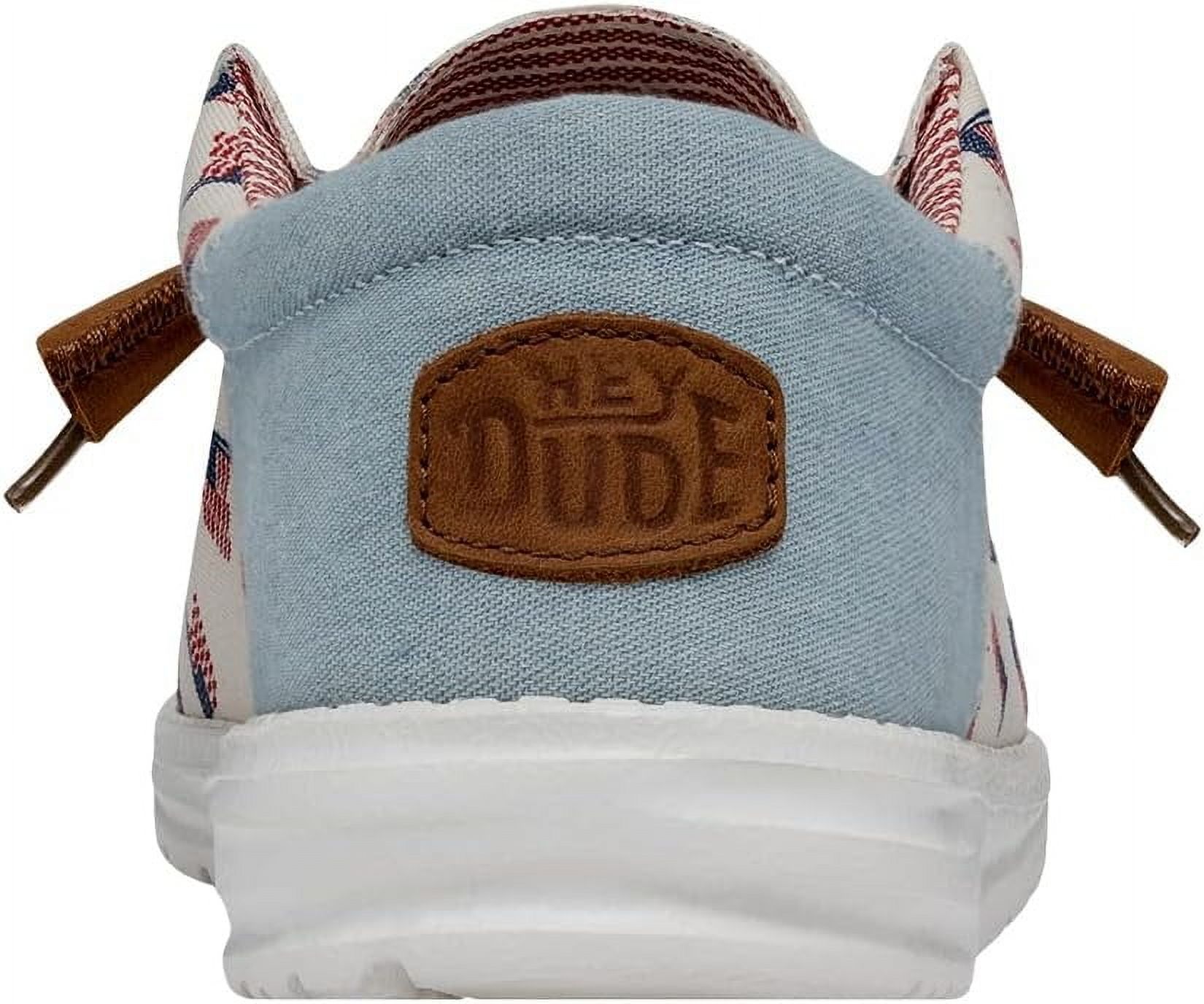 HEY DUDE Wally Break Mexico Flag Men\'s Size 12 Slip On Shoes Loafers Hey Dude Wally Americana Flag Size 9 Men main image 2