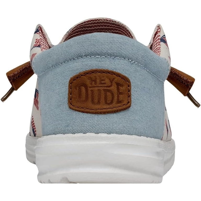Hey Dude Wally Americana Men’s American Flag Loafers Shoes 9 Hey Dude Wally Americana Flag Size 9 Men main image 3