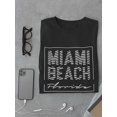 thumbnail image 3 of Miami Beach Florida  T-Shirt Men -Image by Shutterstock, Male Large, 3 of 4