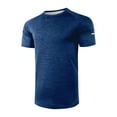 thumbnail image 5 of HUANBAI Men's Athletic Performance T Shirt For Summer Active Wear Comfortable Round Neck Sports Shirt For Running And Fitness, 5 of 5