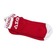 Delta Sigma Theta Bootie Red Ankle Socks