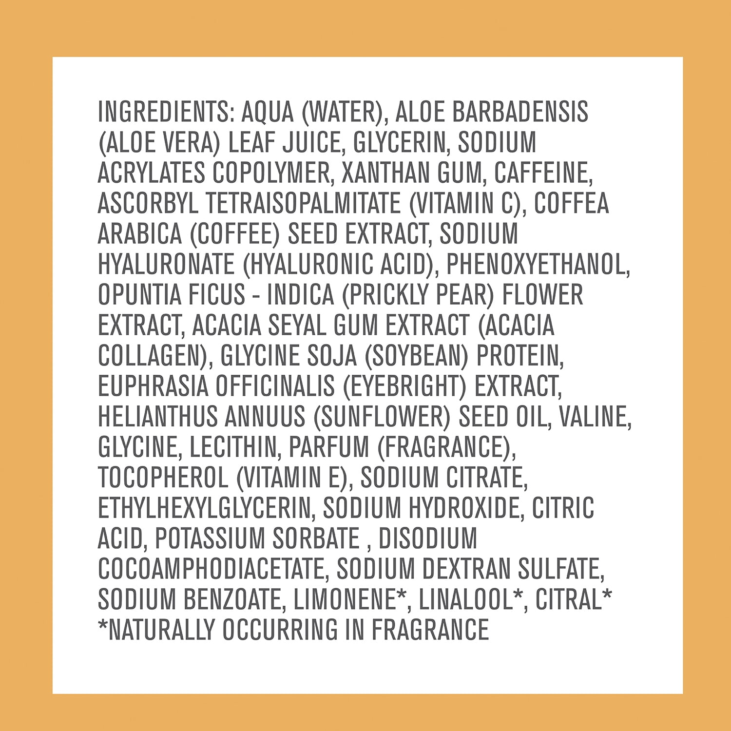 By Nature From New Zealand Vitamin C & Caffeine Eye Mask Patches Brighten & Hydrate Dry & Dull Skin