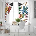 thumbnail image 5 of Fsddascl Colorful Words Graduation Blackout Curtains for Bedroom/Living Room, Thermal Insulated Kitchen Curtains, 2025 Funny Cartoon Words Grommet Darkening Window Treatment Drapes 27.5"x39"x2, 5 of 6