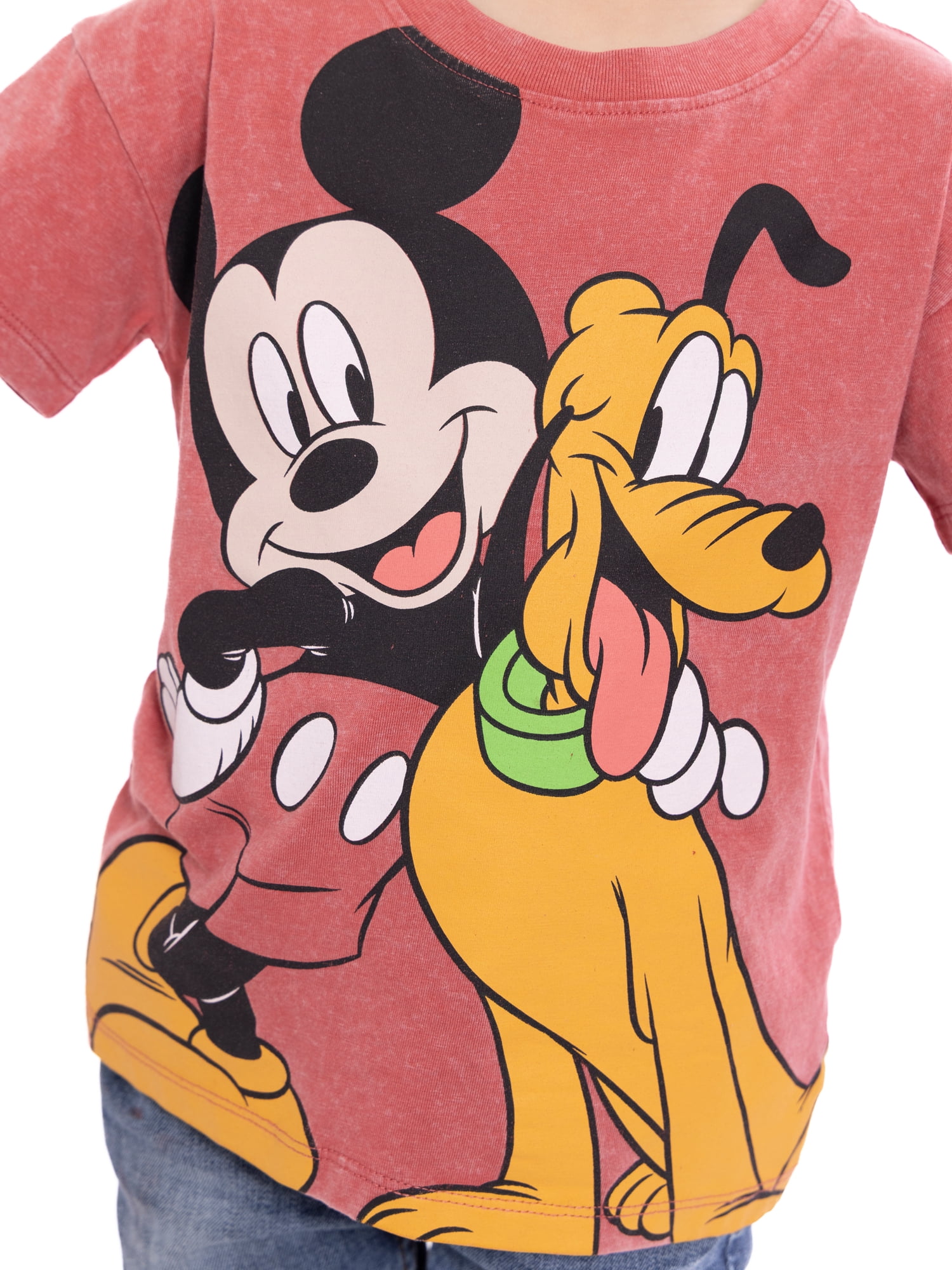 Mickey Mouse Toddler Graphic Crewneck Tee with Short Sleeves, Sizes 12M-5T