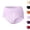 54# Light Purple, variant on Women Mid Rise Lace Trim Underwear Wide Waist Stretch Soft Breathable Panties Daily Comfort Briefs Ginger XXL