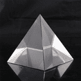 thumbnail image 3 of 3X Prism Optical Glass Pyramid 40mm High Rectangular Polyhedron Suitable for Teaching Experiments, 3 of 7